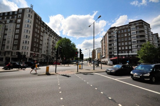 (Üstte) Haringey'den Westminster'a doğru 