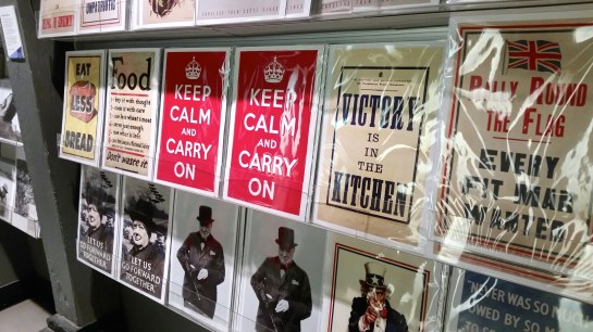 Churcill War Rooms'ta sloganlar...