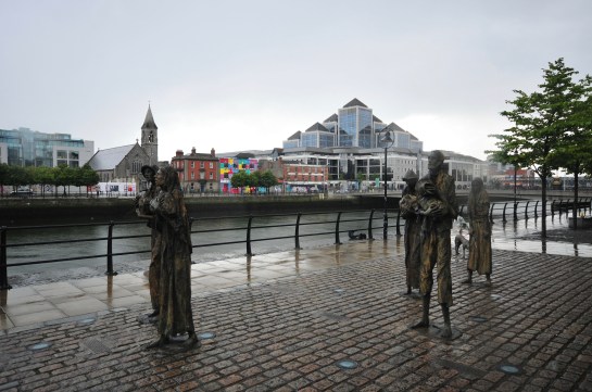 Dublin'deki Kıtlık Heykelleri...