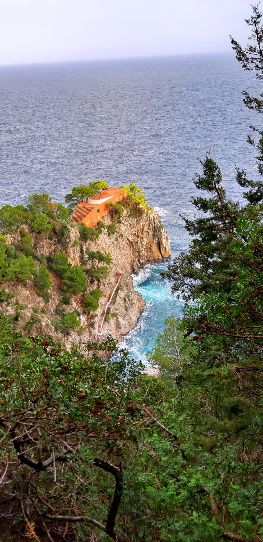 Capri Punta Massullo'da Casa Malaparte